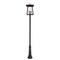 Z-Lite Rainer 6 Light Outdoor Post Mounted Fixture, 17.5in. W x 126in. H, Black 5015PHXXLR-511P-BK - alternate 2